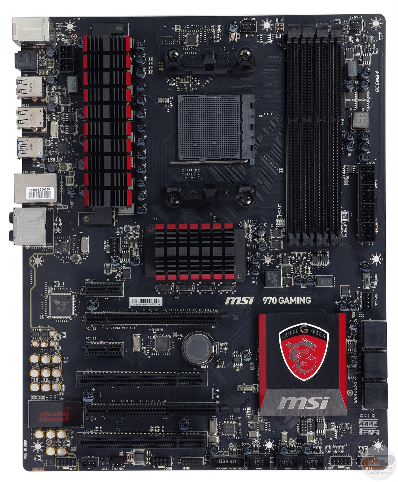 MSI 970 GAMING motherboard review and testing. GECID.com