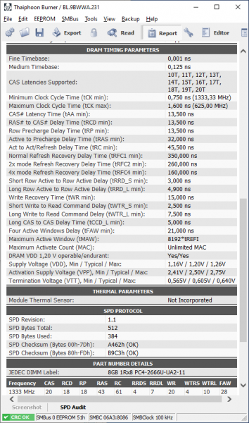 Acer HT100 DDR4 8GBgal1