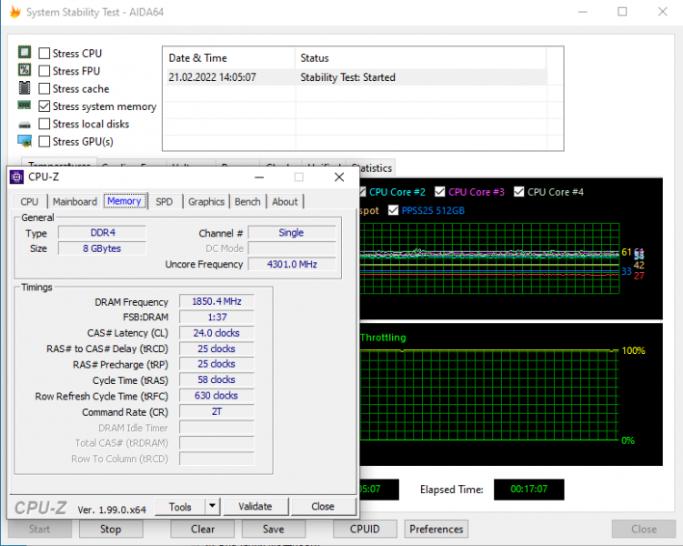 Acer HT100 DDR4 8GBgal2