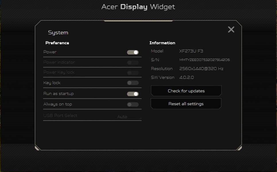 Acer XF273U F3bmiiprx-8