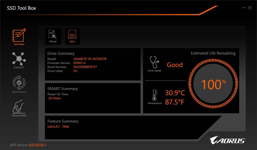 AORUS Gen4 7000s2