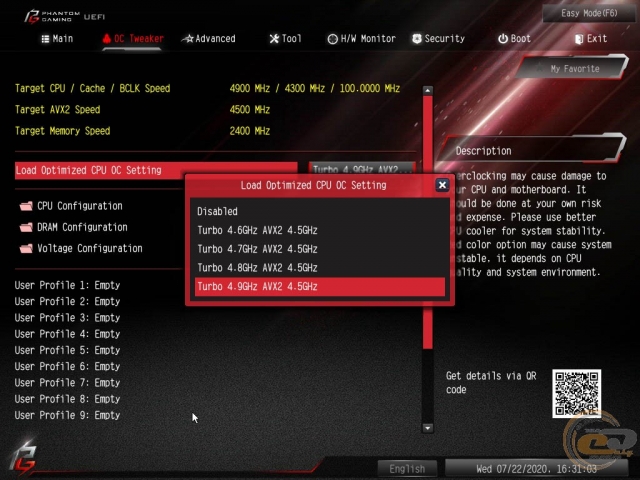 ASRock Z490 PG Velocita