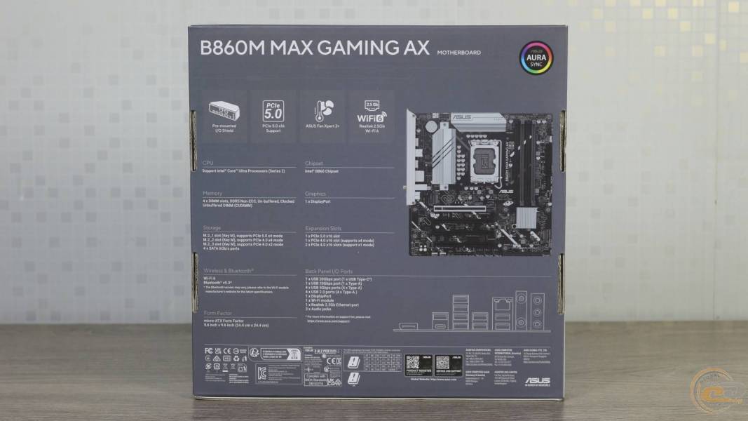 ASUS B860M MAX GAMING AX-1