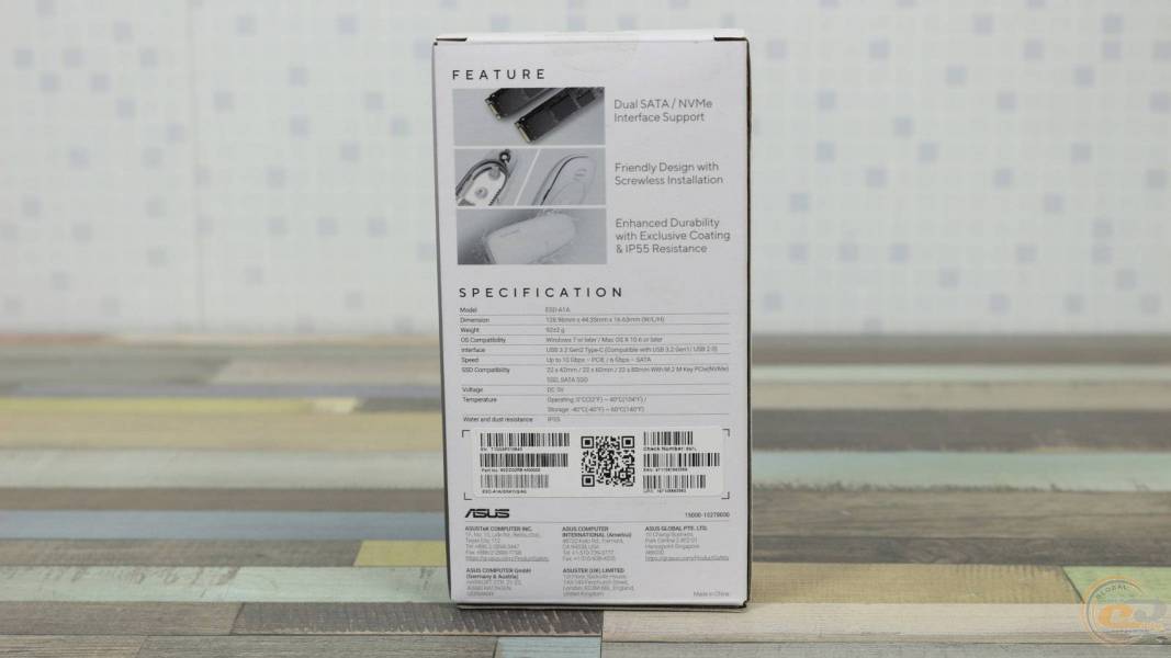 ASUS Cobble SSD Enclosure