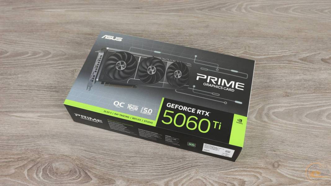 ASUS PRIME GeForce RTX 5060 Ti 16GB GDDR7 OC