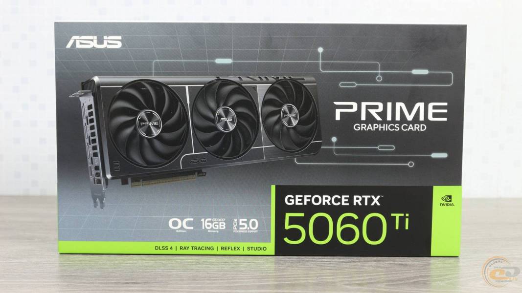 ASUS PRIME GeForce RTX 5060 Ti 16GB GDDR7 OC