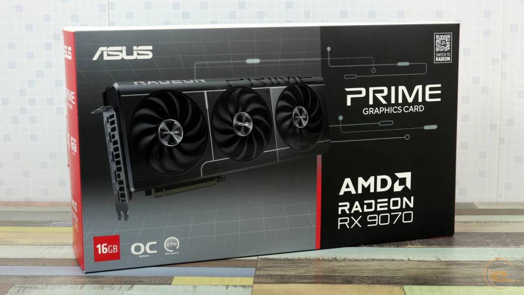 ASUS Prime Radeon RX 9070 OC Edition 16GB GDDR6