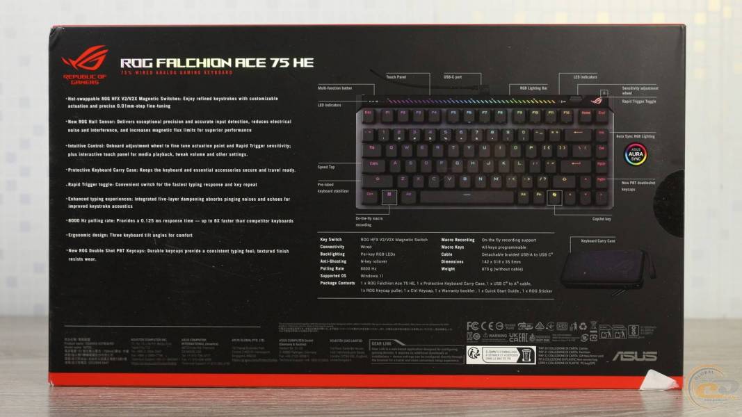 ASUS ROG Falchion Ace 75 HE-1