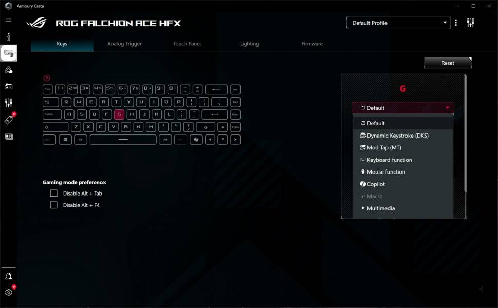 ASUS ROG Falchion Ace HFX-11