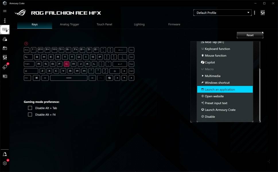 ASUS ROG Falchion Ace HFX-11