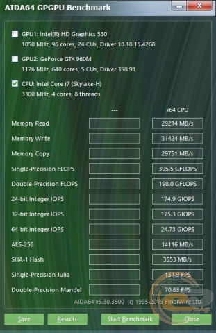 ASUS ROG GL552VW bench