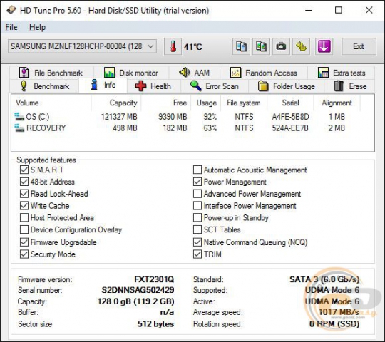 ASUS ROG GL552VW ssd