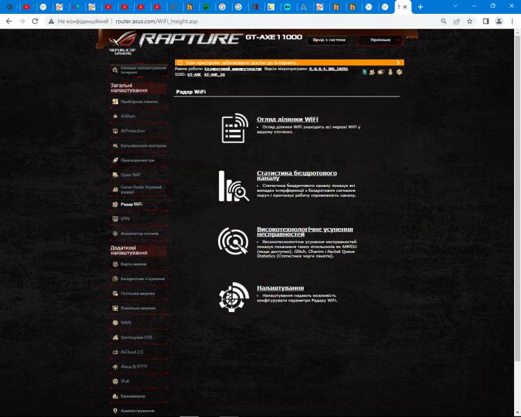 ASUS ROG Rapture GT-AXE1106
