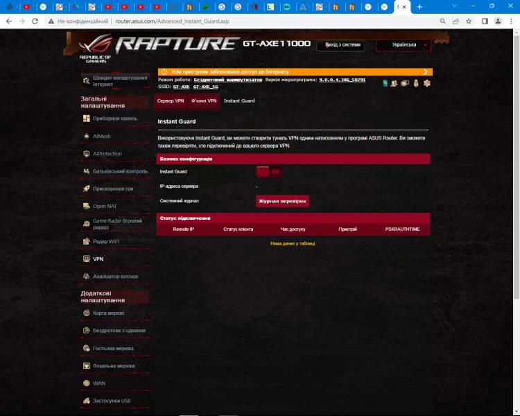 ASUS ROG Rapture GT-AXE1106