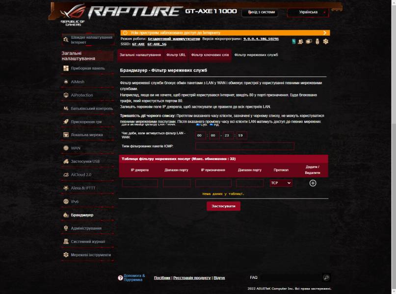 ASUS ROG Rapture GT-AXE1106