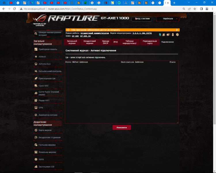 ASUS ROG Rapture GT-AXE1106