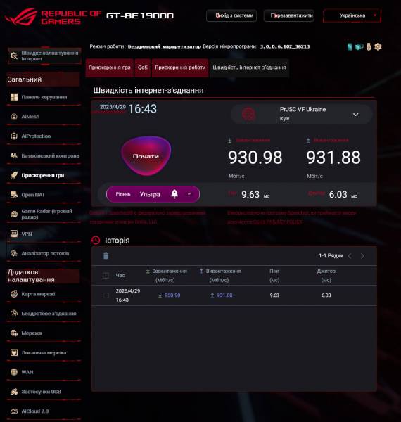 ASUS ROG Rapture GT-BE19000-6