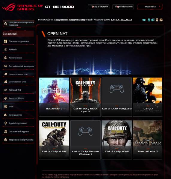 ASUS ROG Rapture GT-BE19000-6