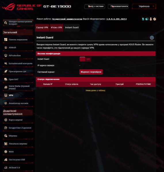 ASUS ROG Rapture GT-BE19000-6