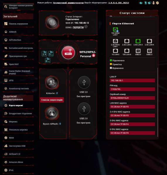 ASUS ROG Rapture GT-BE19000-6