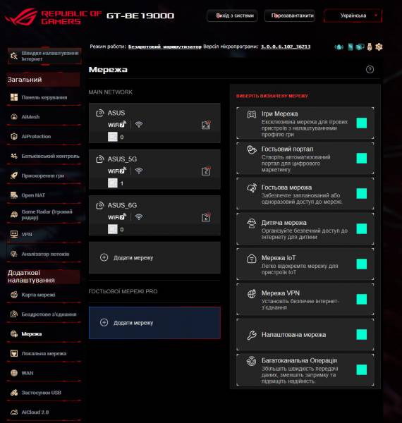 ASUS ROG Rapture GT-BE19000-6