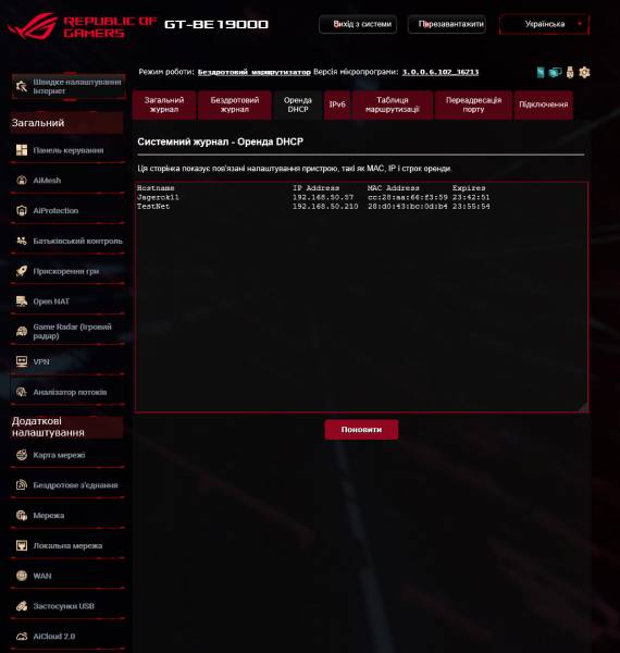 ASUS ROG Rapture GT-BE19000-6