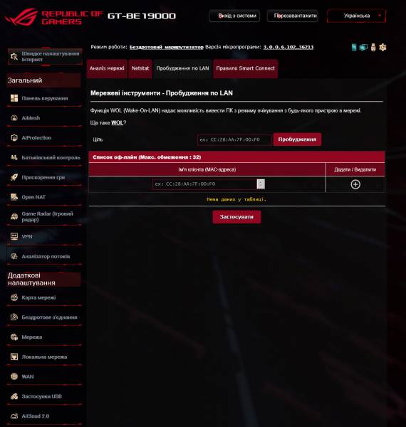 ASUS ROG Rapture GT-BE19000-6