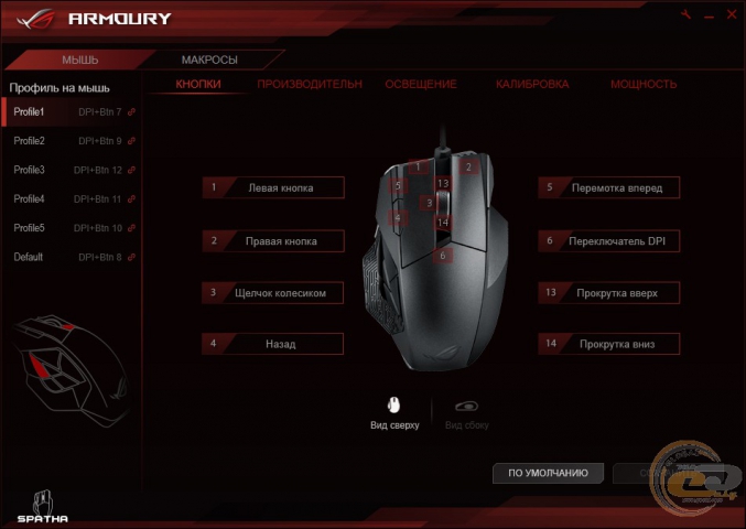 ASUS ROG Spatha soft