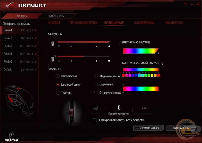 ASUS ROG Spatha soft