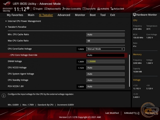 ASUS ROG STRIX B560-A GAMING WIFI