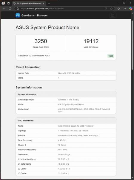 ASUS ROG STRIX B850-E GAMING WIFI-8