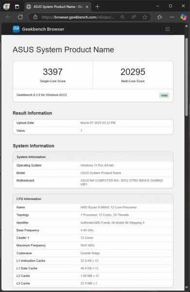 ASUS ROG STRIX B850-E GAMING WIFI-9