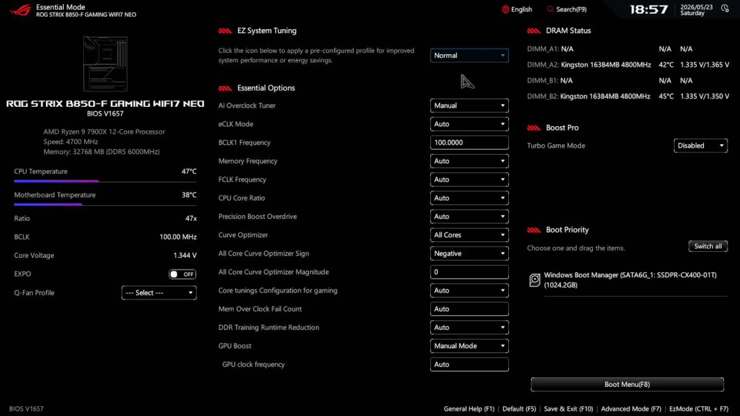 ASUS ROG STRIX B850-F GAMING WIFI7 NEO-6