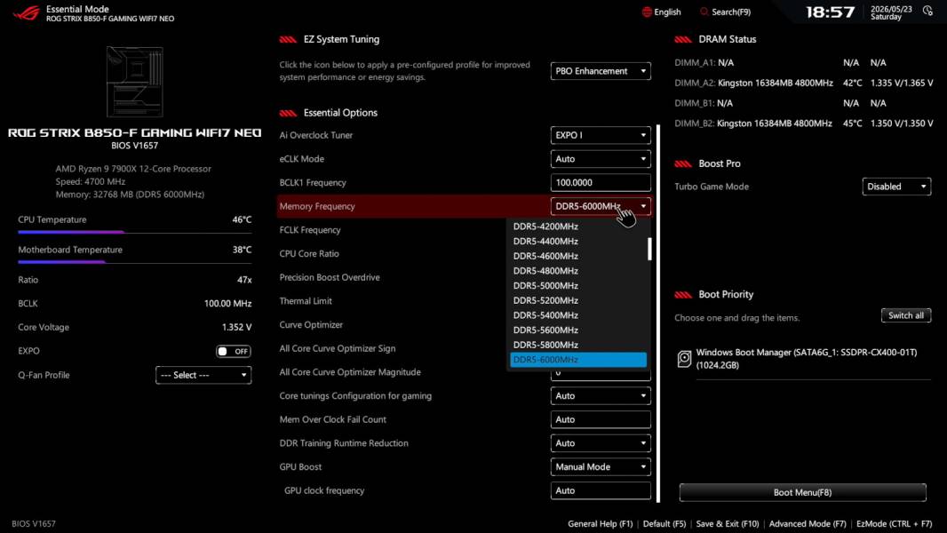 ASUS ROG STRIX B850-F GAMING WIFI7 NEO-6