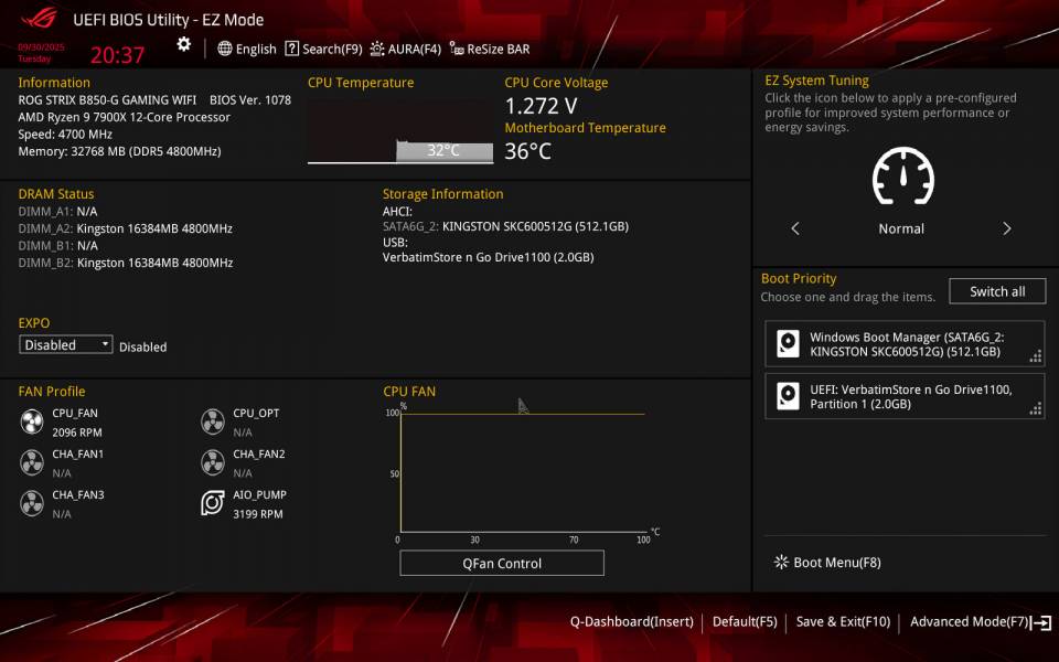 ASUS ROG STRIX B850-G GAMING WIFI-5