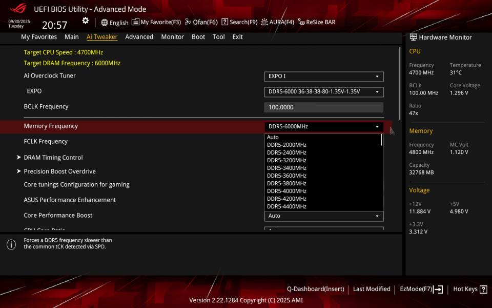 ASUS ROG STRIX B850-G GAMING WIFI-5