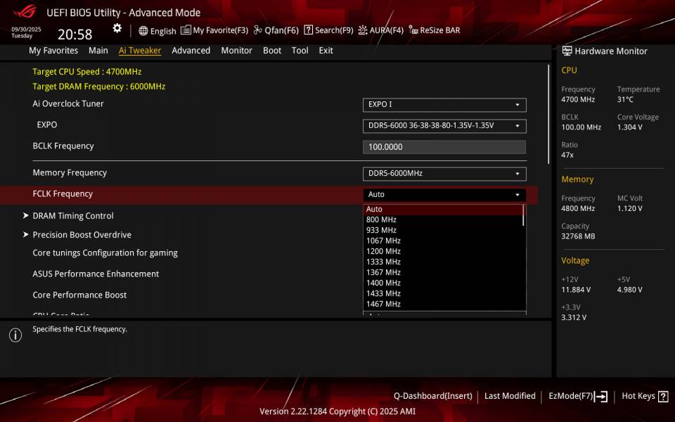 ASUS ROG STRIX B850-G GAMING WIFI-5