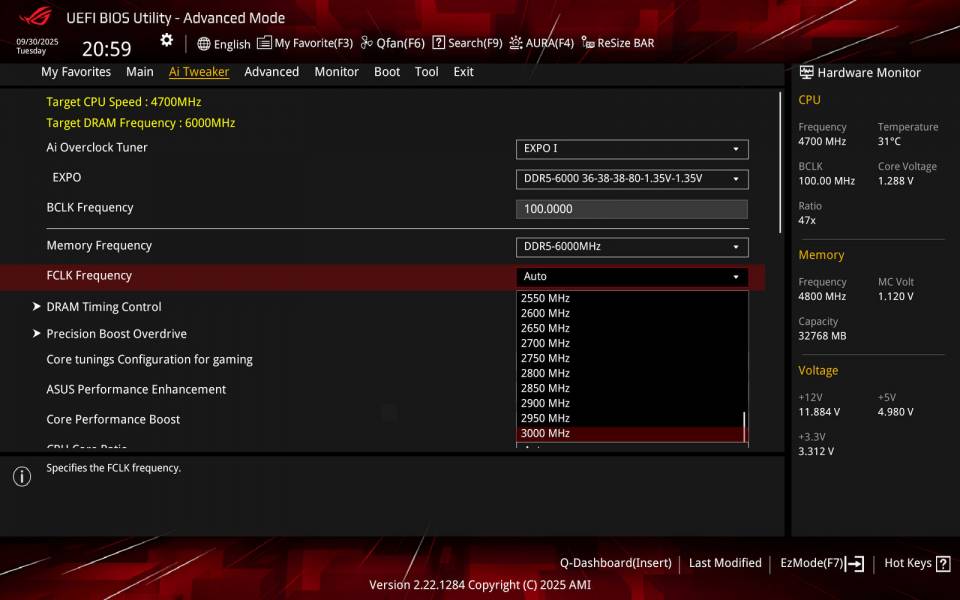ASUS ROG STRIX B850-G GAMING WIFI-5
