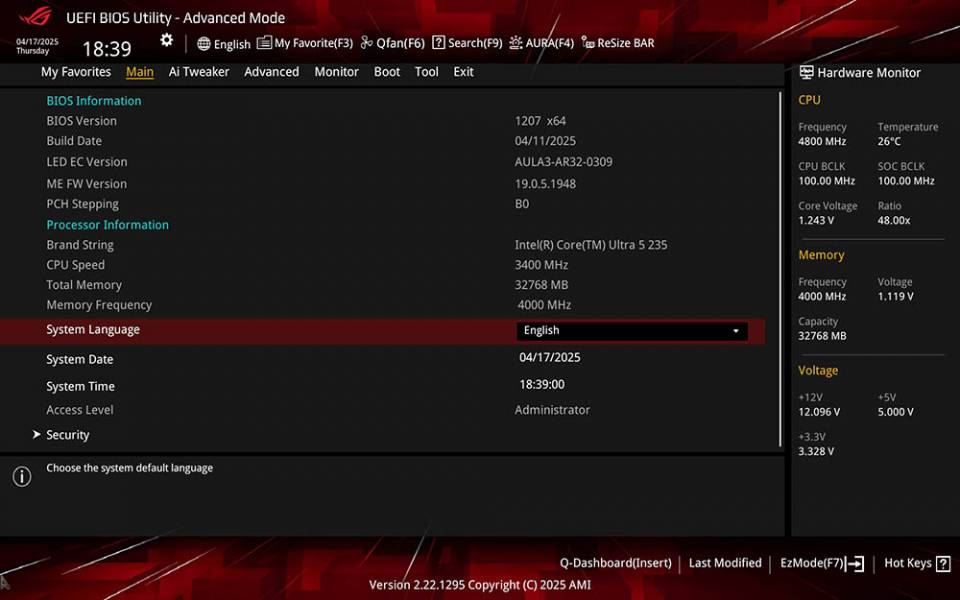 ASUS ROG STRIX B860-F GAMING WIFI-4