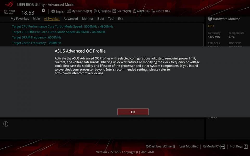 ASUS ROG STRIX B860-F GAMING WIFI-4