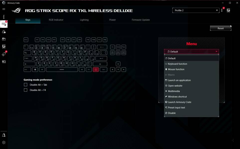 ASUS ROG STRIX SCOPE RX TKL WIRELESS DELUXE2