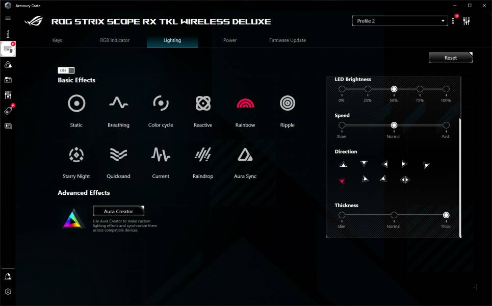 ASUS ROG STRIX SCOPE RX TKL WIRELESS DELUXE2