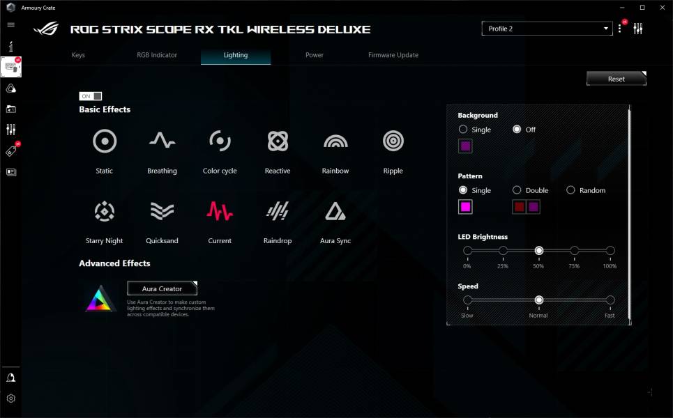 ASUS ROG STRIX SCOPE RX TKL WIRELESS DELUXE2
