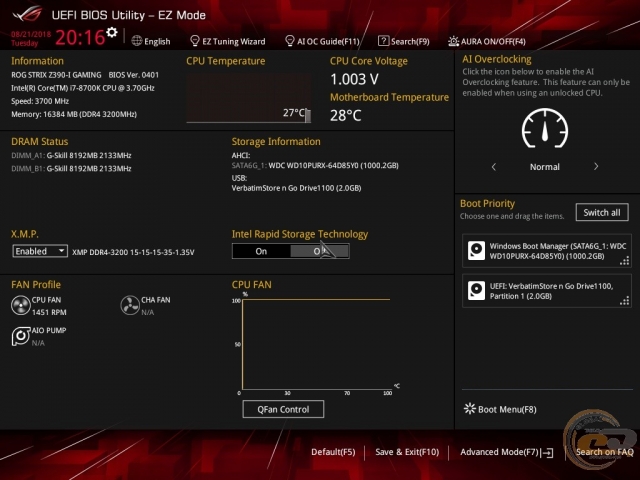 ASUS ROG STRIX Z390-I GAMING