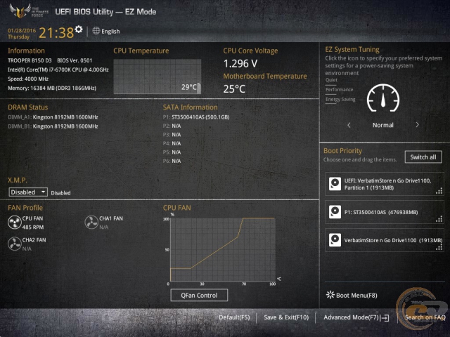 ASUS TROOPER B150 D3