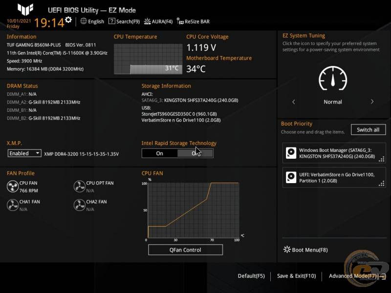 ASUS TUF GAMING B560M-PLUS