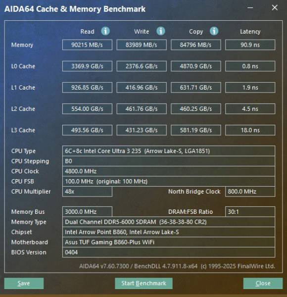 ASUS TUF GAMING B860-PLUS WIFI-6