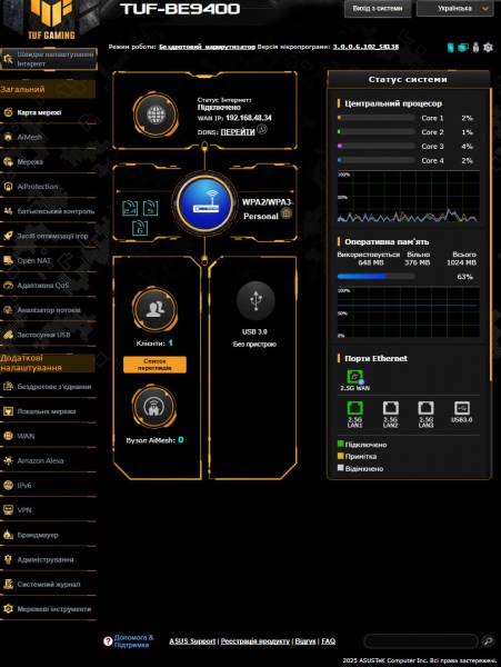 ASUS TUF Gaming BE9400-4