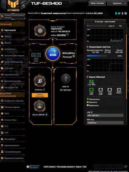 ASUS TUF Gaming BE9400-4