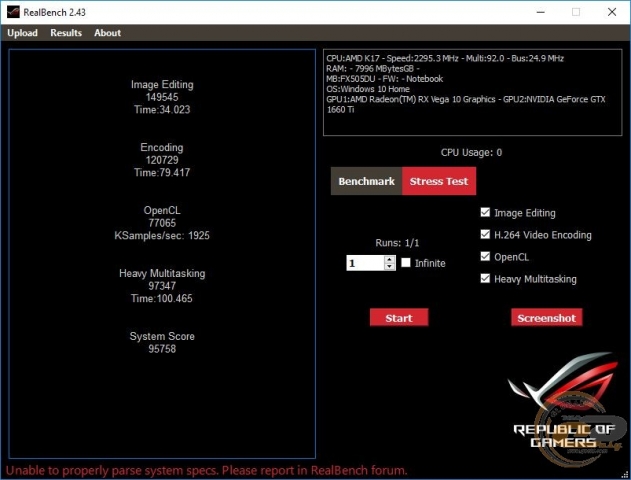 ASUS TUF Gaming FX505-6